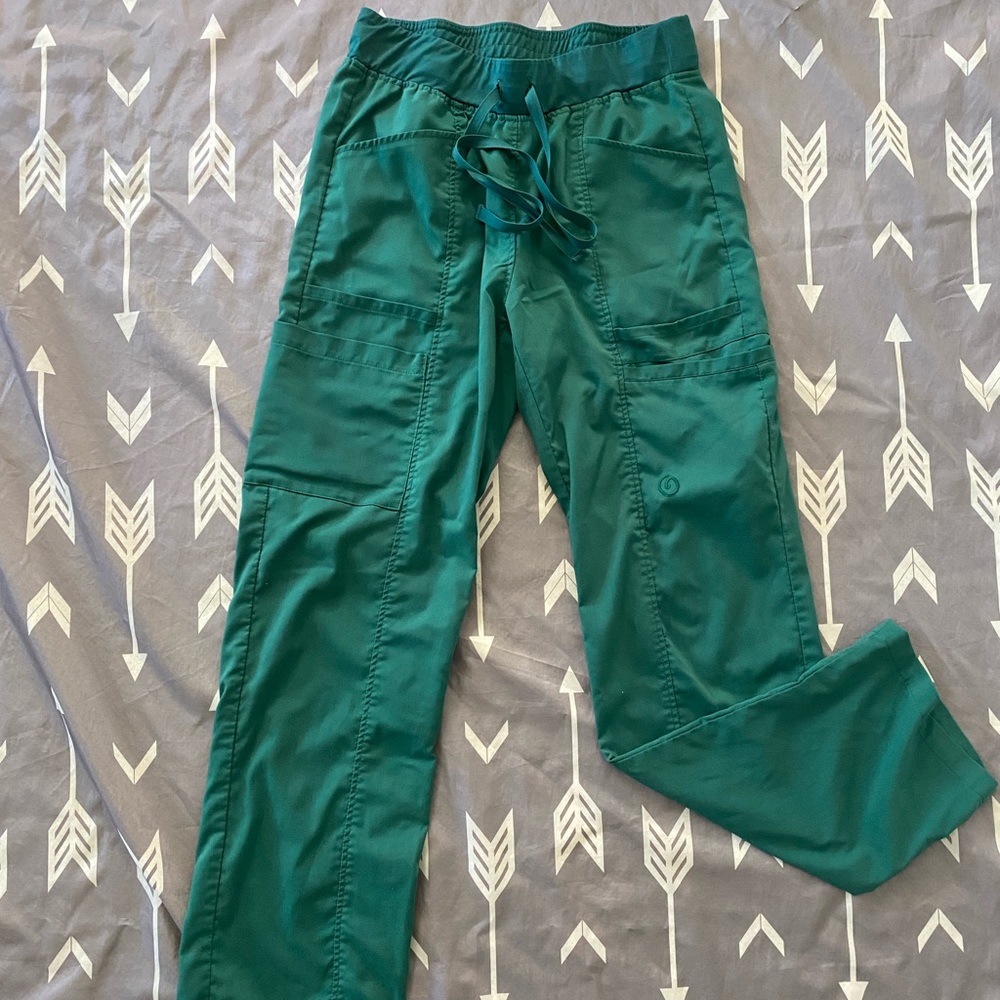 Xs Ohm hunter green scrub pants